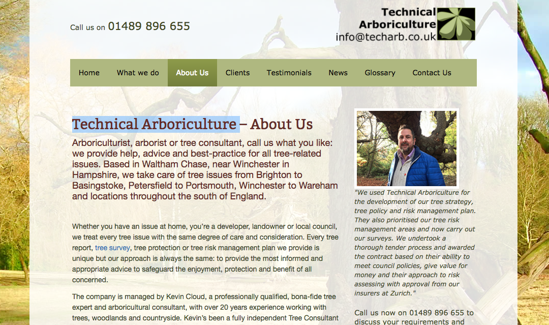 Technical Arboriculture